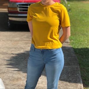 Yellow / Gold West Coast Love Short Sleeve Shirt